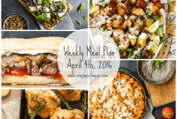 This Week’s Meal Plan April 4 2016