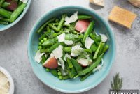 Spring Pea and Asparagus Salad with Zesty Lemon Dill Vinaigrette