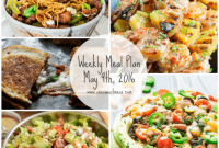 Weekly Meal Plan May 9th Edition