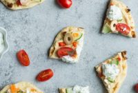Vibrant Mediterranean Flatbread Pizza