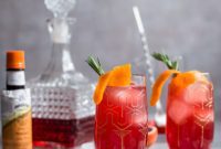 Crimson Blood Orange Campari Gin Fizz