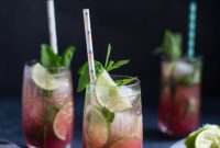 Tropical Pineapple Cranberry Mojito