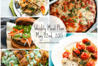 Weekly Meal Plan May 22 2017