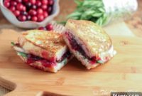 Sweet and Savory Turkey Cranberry Panini with Goat Cheese Aioli
