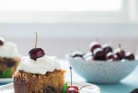Southern Cherry Buttermilk Cake with Candied Pecan Topping