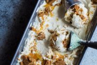 Summer Peach Cobbler No-Churn Ice Cream