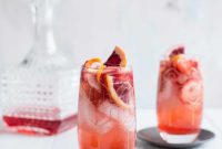 Vibrant Strawberry Campari Gin Spritz