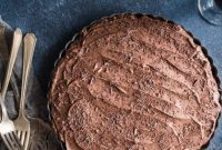 Velvety Chocolate Stout Mousse Tart with Pretzel Peanut Crunch