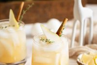 Spiced Pear Gin and Tonic
