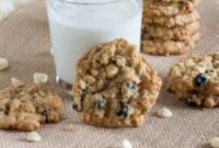 Blueberry Cream Oatmeal Cookies