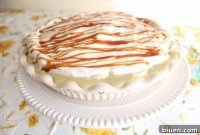 Velvet Banana Bourbon Caramel Pie