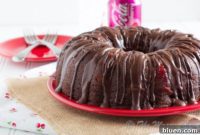 Velvet Chocolate Cherry Cola Cake