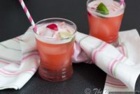 Sparkling Pineapple Upside-Down Martini