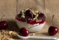 Cherry Granola Breakfast Parfait