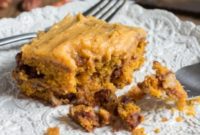 Salted Caramel Pecan Pumpkin Cake