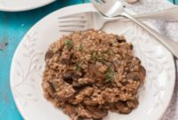 Weekend Wind-Down Mushroom Risotto