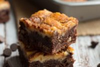 Decadent Turtle Cheesecake Swirl Brownies