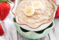 Healthy Peanut Butter Banana Dip