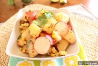 Smoky Grilled Corn and Red Potato Salad
