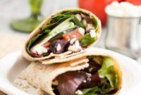 Vibrant Greek Wrap