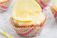 Sunshine Lemon Cupcakes with Zesty Glaze