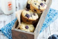 Bright Blueberry Lemon Poppy Seed Muffins