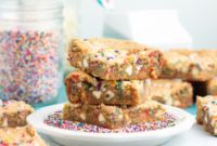 Malty Funfetti Blondies