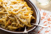 Smoked Pumpkin Alfredo Fettuccine