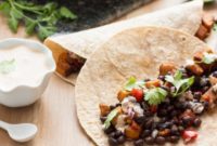 Delicious Sweet Potato and Black Bean Tacos with Chipotle Crema