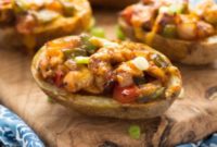 Zesty Gluten-Free Chicken Fajita Potato Skins