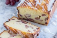Sweet Grape Ricotta Pound Cake
