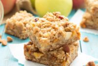 Golden Butterscotch Apple Bars
