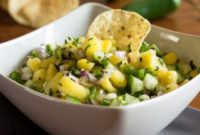 Sunshine Pineapple Cucumber Salsa