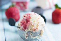 Toasted Almond & Strawberry Ripple Ice Cream