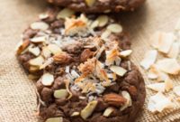 Decadent Double Chocolate Almond Joy Cookies