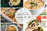 September 14th, 2015: Your Weekly Meal Guide