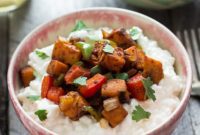 Southwest Sweet Potato Fajita Bowls with Creamy Cottage Cheese