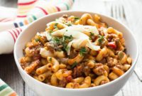 Hearty Skillet Chili Pasta