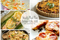 Your Weekly Meal Guide for October 12th, 2015