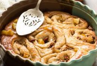 Decadent Apple Caramel Swirl Buns