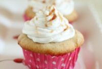 Snickerdoodle Cupcakes with a Caramel Surprise