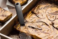 Marbleized Pumpkin Cheesecake Brownies