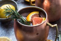 Rosemary Citrus Moscow Mule Thursday Refresher
