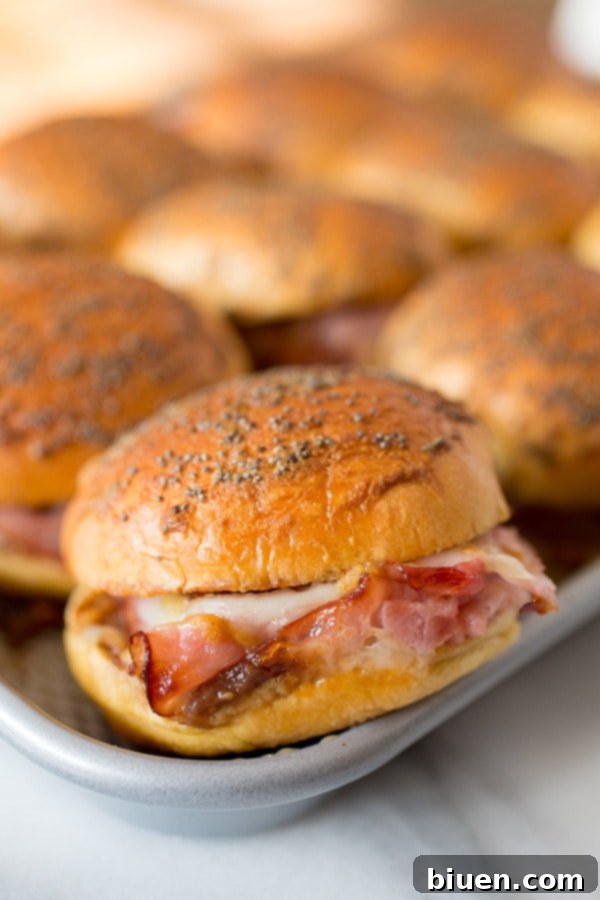 Apple Butter Ham and Cheese Sandwiches