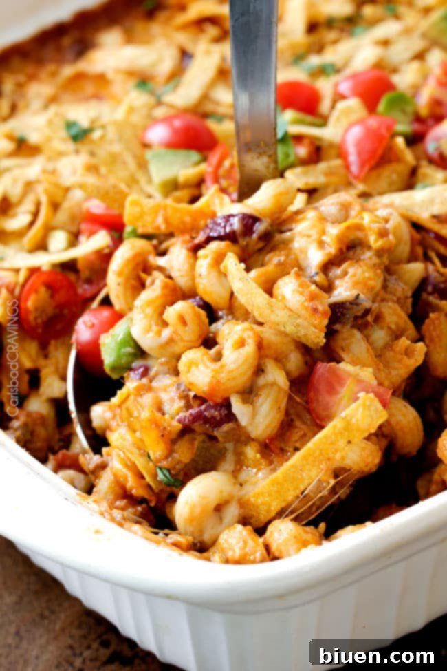 Cheesy Taco Pasta Bake