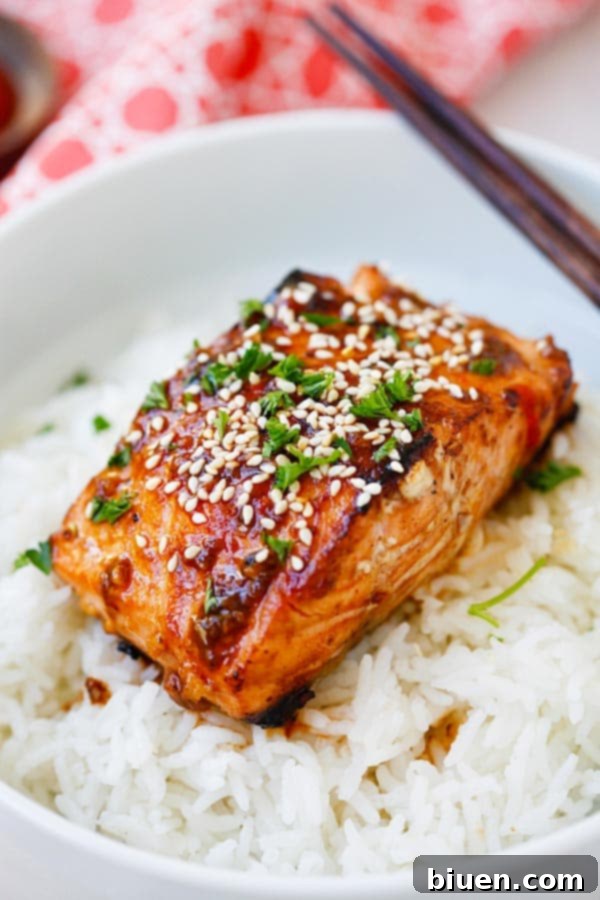 Honey Sriracha Salmon