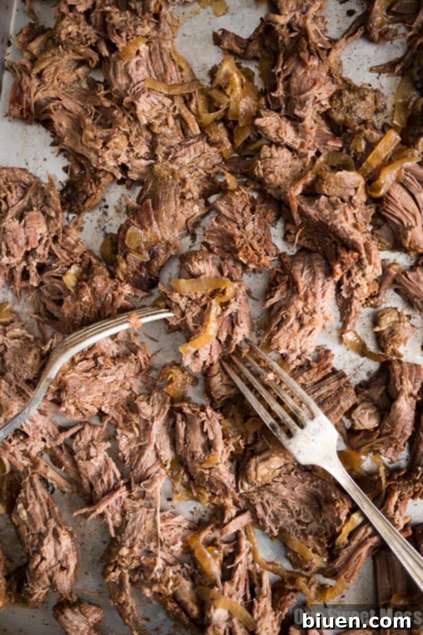 Slow Cooker Guinness Shredded Beef