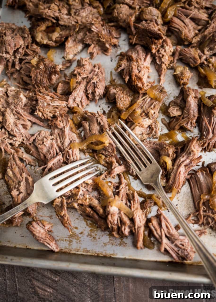 Slow Cooker Guinness Shredded Beef