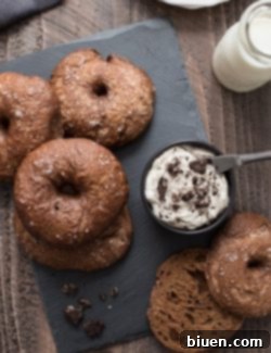 Chocolate Bagels with Cookies and Cream Cloud Cream Cheese 6 img 10373 5
