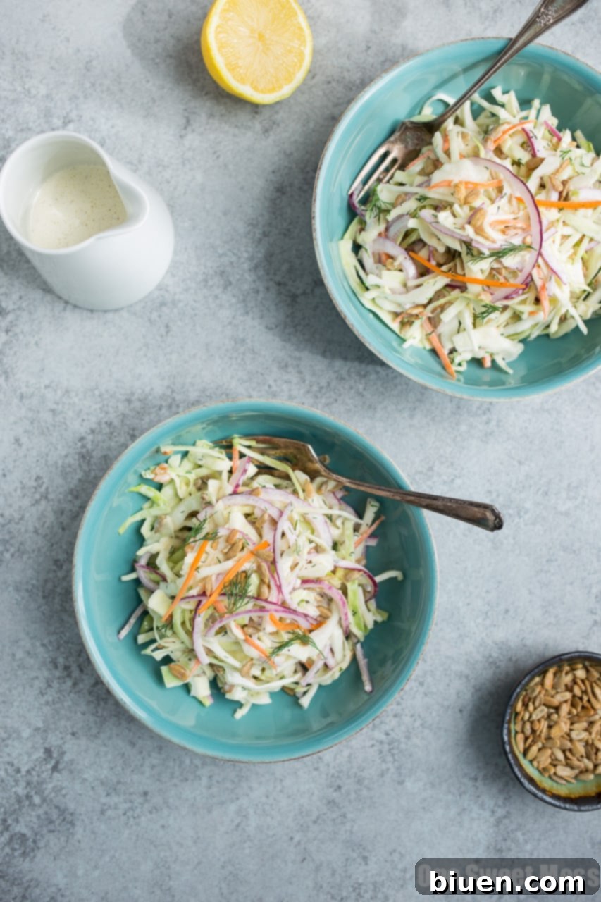 Lemon Dill Coleslaw dressing ingredients